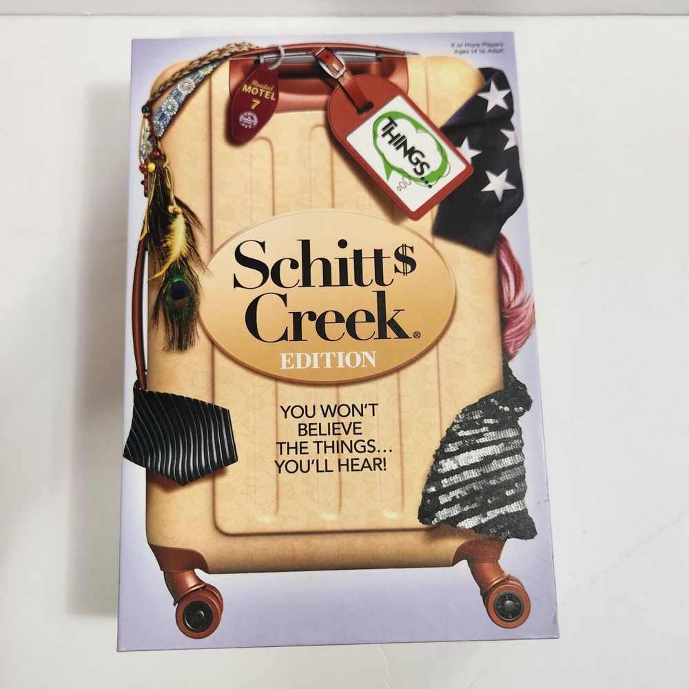 Things: Schitt's Creek Edition Board Game, Party Game Meets Classic TV Show-NEW